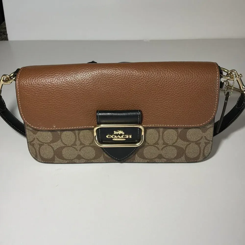 Coach Signature Colorblock Shoulder/Crossbody Bag